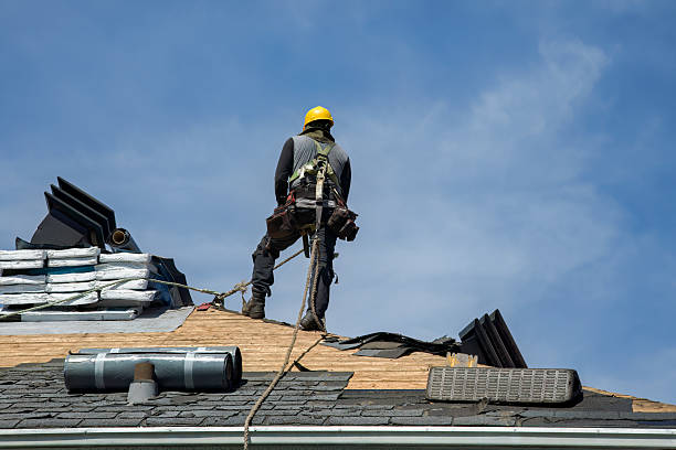 Professional Roofing technician working in Thurman, IA